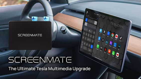 Introducing Screenmate by Teslogic: The Ultimate Tesla Multimedia Upgrade