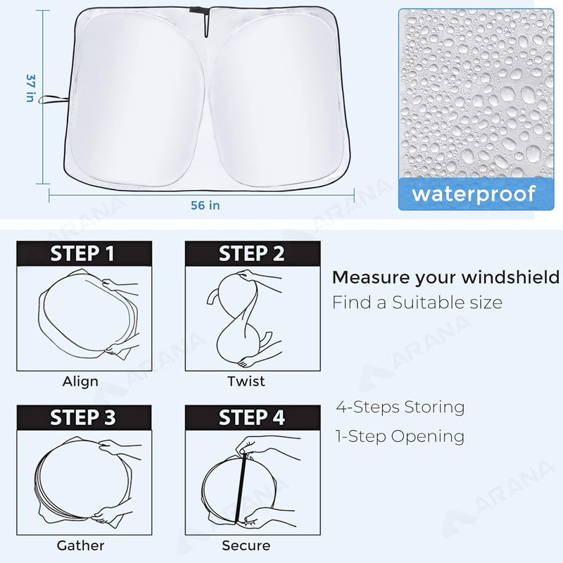  Windshield Cover Sunshade for Tesla 3/Y