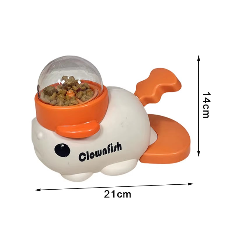 Dog Puzzle Feeder Interactive Pets Food Treat Dispenser Whale Duck Design Pet Snack Feeder for Dog Training Mental Enrichment