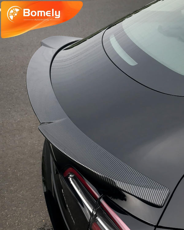 Spoiler Wing Compatible with  Tesla Model 3 Spoiler Wing Sports Car Rear Spoiler Car Styling Kits for Tesla Model 3 Accessories (Glossy Carbon Fiber Pattern)