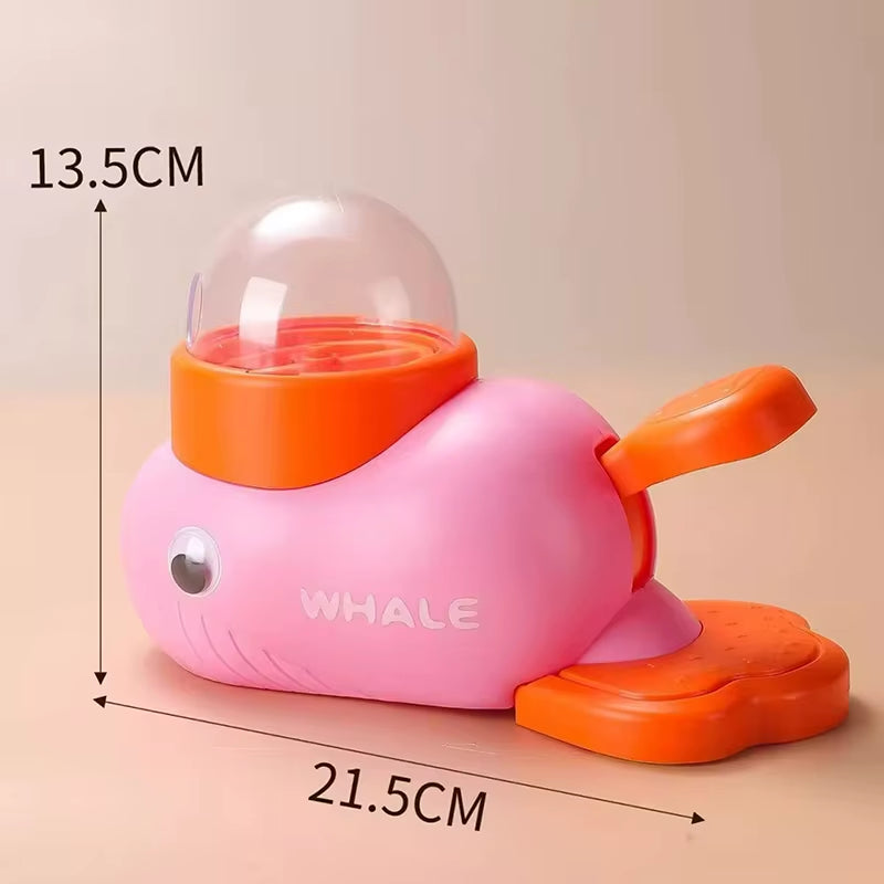 Dog Puzzle Feeder Interactive Pets Food Treat Dispenser Whale Duck Design Pet Snack Feeder for Dog Training Mental Enrichment