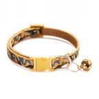 Camouflage Cat Collar with Bell Pet Dog Necklace Gatos Collier Chats Perro Supplies for Small Medium Kittin Chihuahua Pink Blue