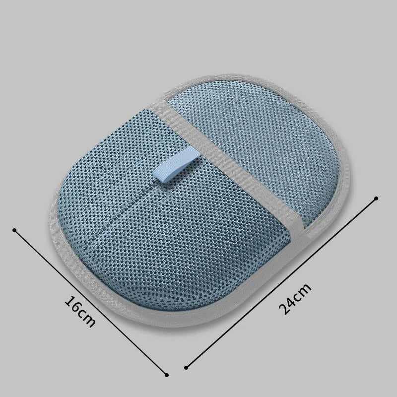 Universal Pet Grooming Gloves Cats Hair Brush Pet Removal Gloves Dual Brush Static-Free Cat Cleaning Tools Hair Stripping Mitts