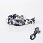 Dog Collar Light Luminous Flashing Glowing Bright Nylon Reflective LED Dog Collar Night Safety for Cats Puppy Pet Supplies
