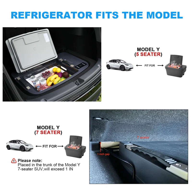  Portable Cooler Freezer Designed with Smart APP Control for Tesla