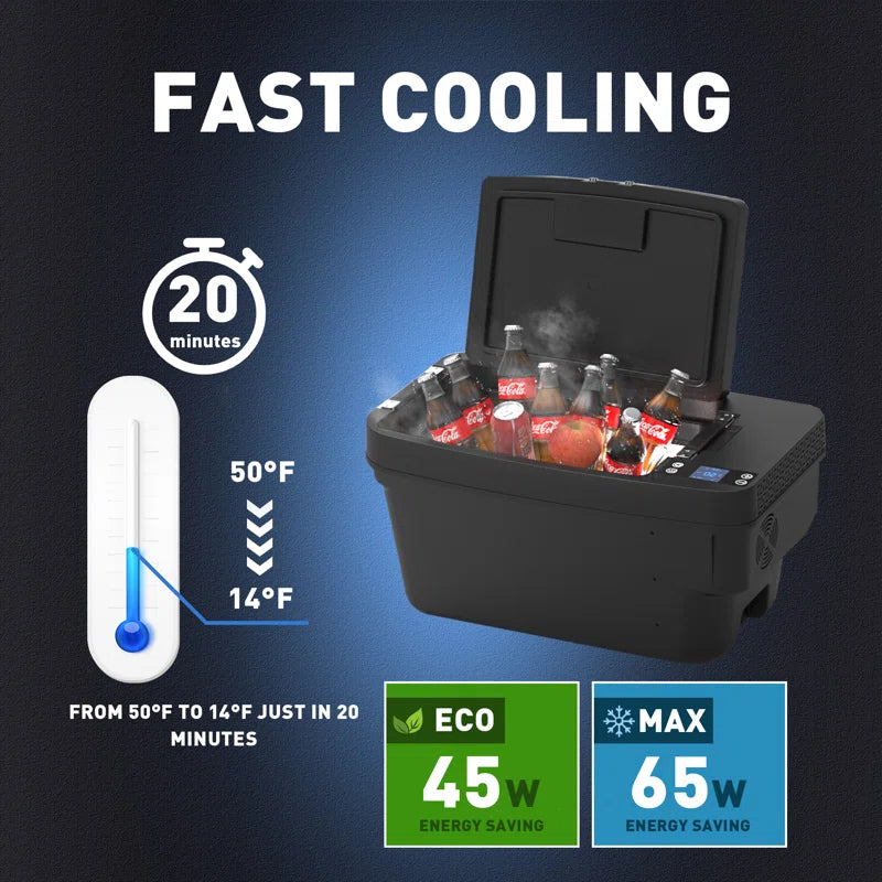  Portable Cooler Freezer Designed with Smart APP Control for Tesla