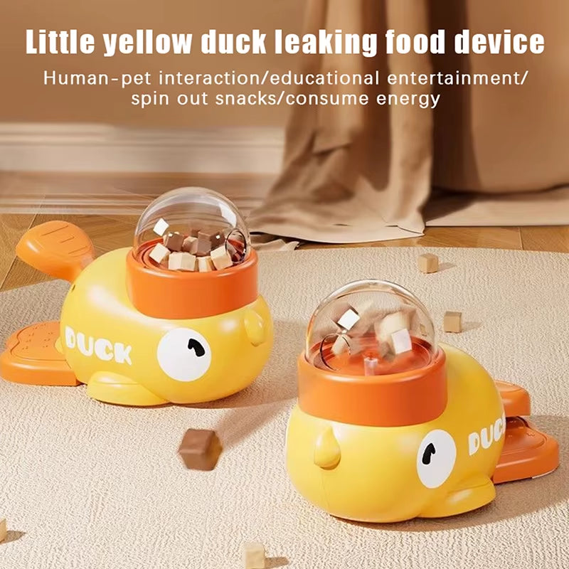 Dog Puzzle Feeder Interactive Pets Food Treat Dispenser Whale Duck Design Pet Snack Feeder for Dog Training Mental Enrichment