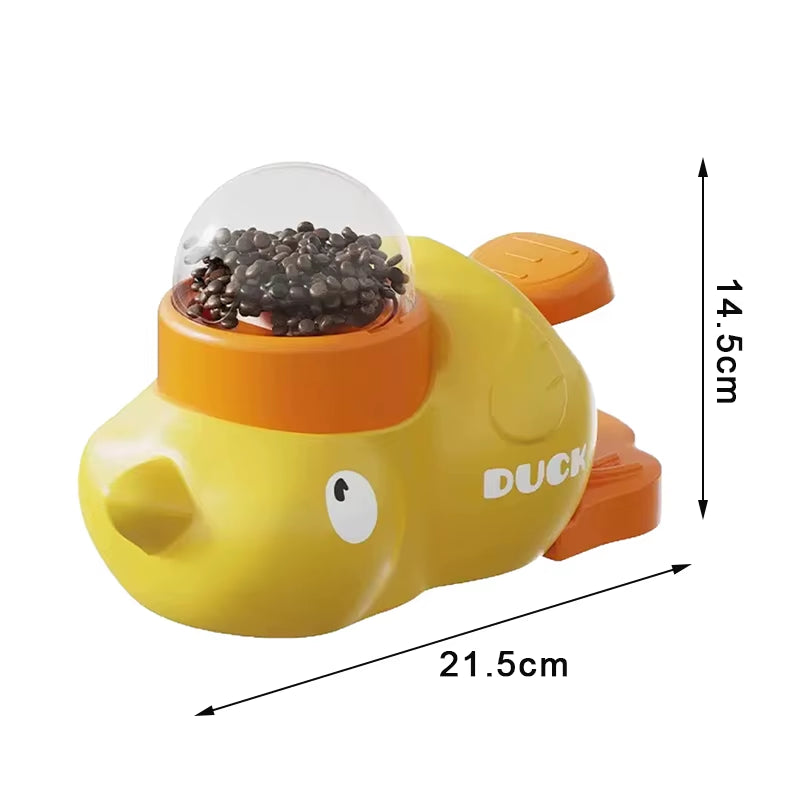 Dog Puzzle Feeder Interactive Pets Food Treat Dispenser Whale Duck Design Pet Snack Feeder for Dog Training Mental Enrichment