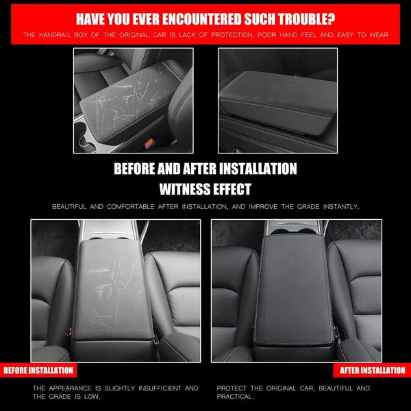 Car Armrest Cover for Tesla Model 3 Y