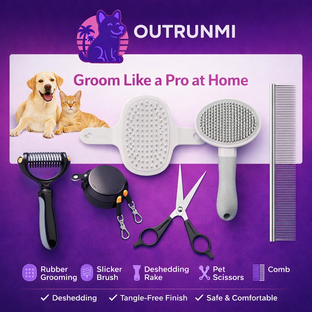 PawTrim™ 7-in-1 Grooming Set